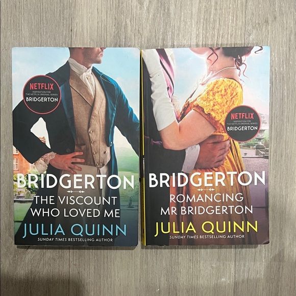 Other - Bridgerton Paperback Books Set of Two: Books 1 & 2